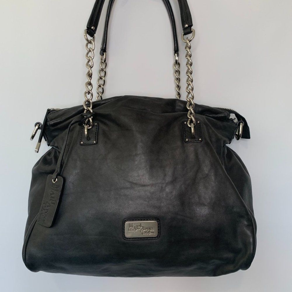 Maria Sharapova for Cole Haan Black Leather Purse